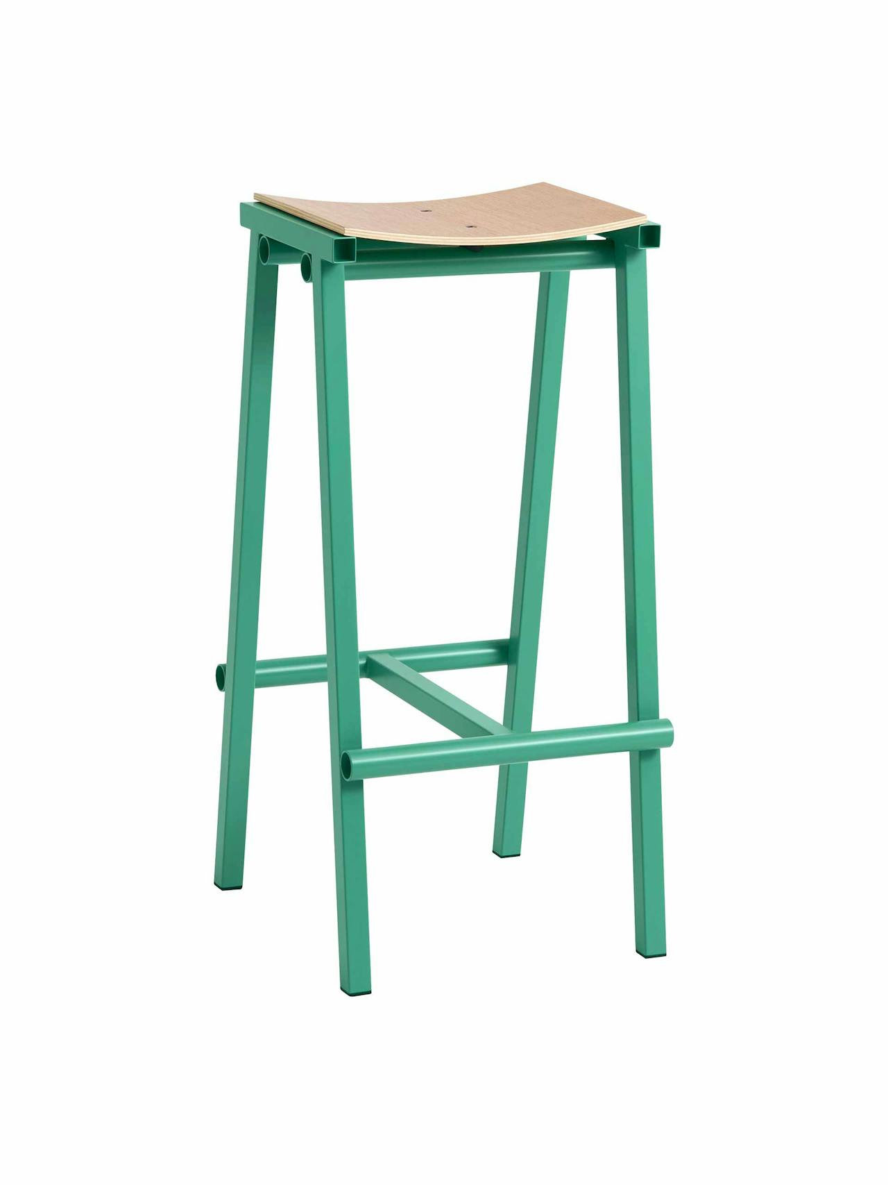 Taburete 8 High stool metal