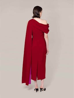 Single-shoulder cape Maite dress Ready-To-Wear Roksanda    - Collagerie