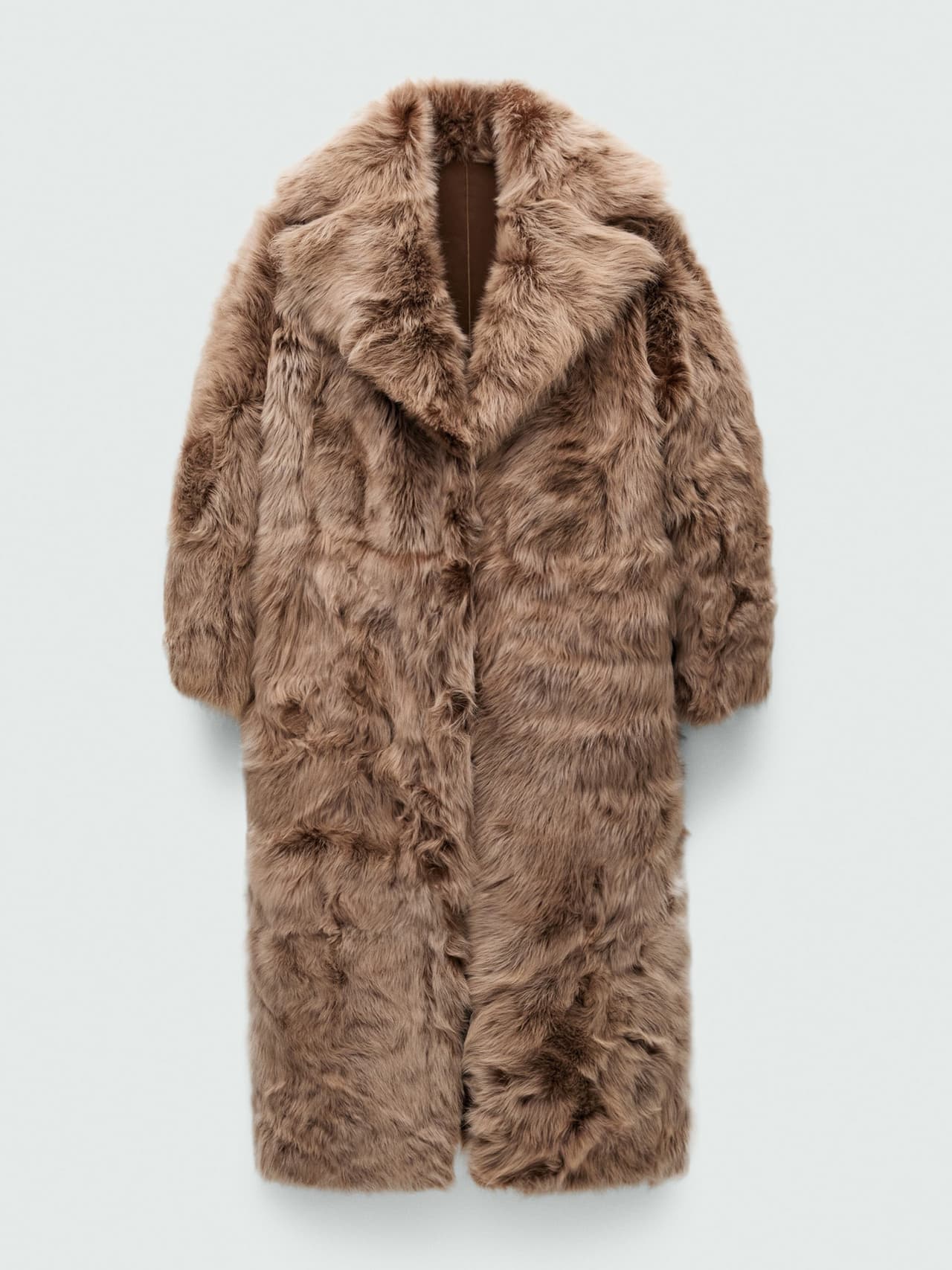 Reversible 100% fur coat