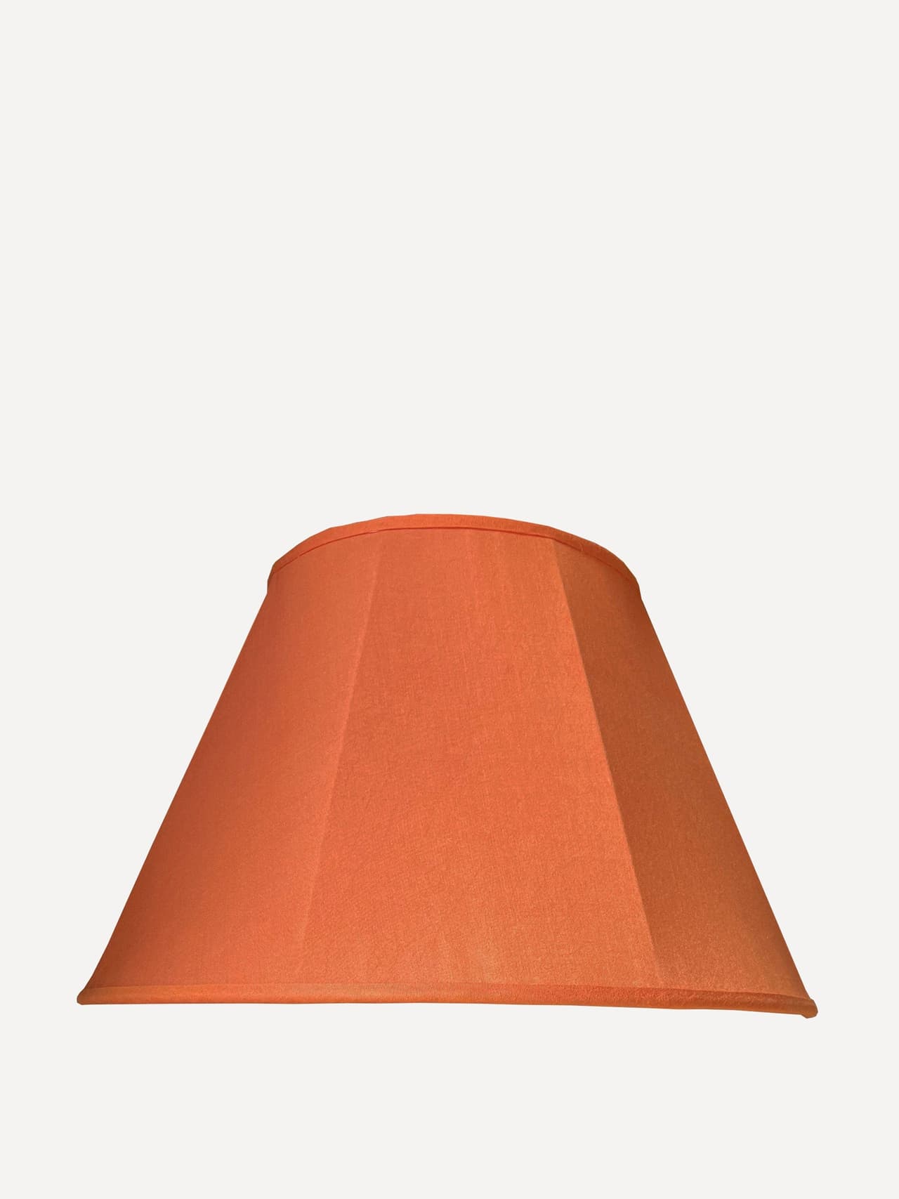 Octagon silk lampshade, marigold