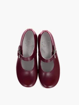 Burgundy Mary Jane girl shoes Child Shoes Amaia    - Collagerie