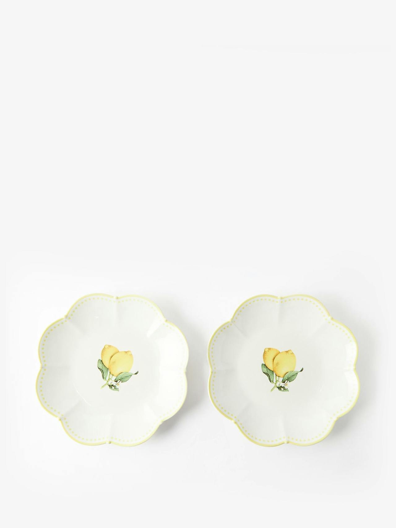 Tutti Fruitti Lemon dinner plates (set of 2)