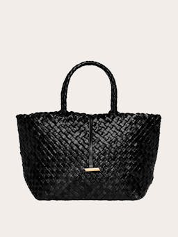 Black midi leather basket bag  Little Liffner    - Collagerie