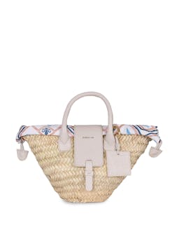 Mini Capazo Oh Là Là beige crossbody bag Bolsos Paris/64    - Collagerie