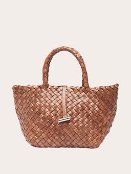 Light brown mini leather basket bag  Little Liffner    - Collagerie