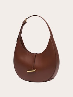 Dark brown Moon shoulder bag  Little Liffner    - Collagerie