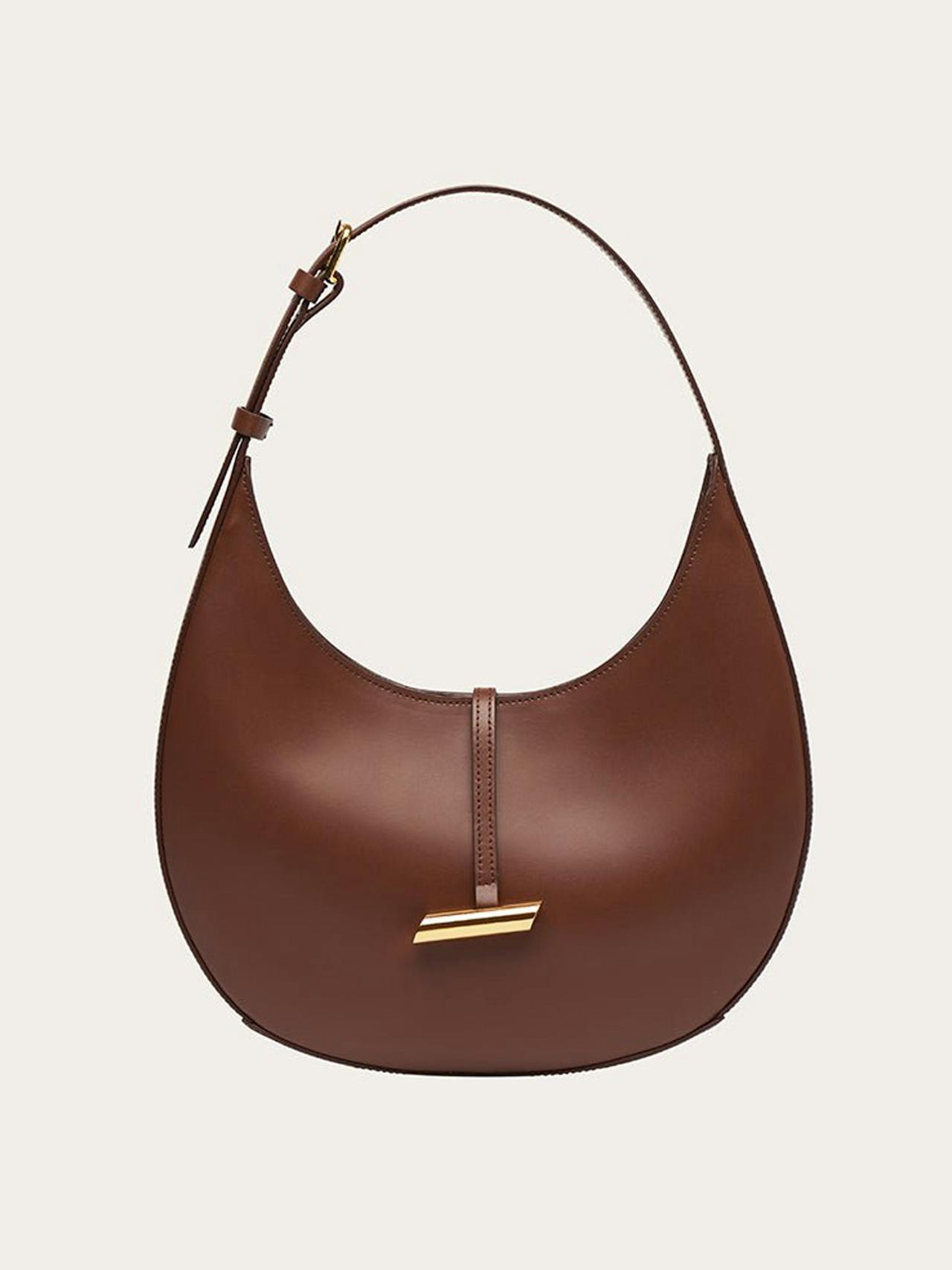 Dark brown Moon shoulder bag