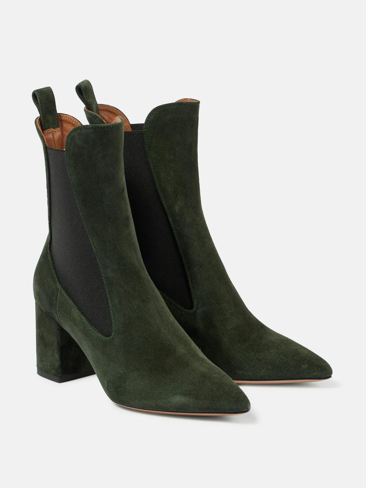 Anja 70 suede ankle boots