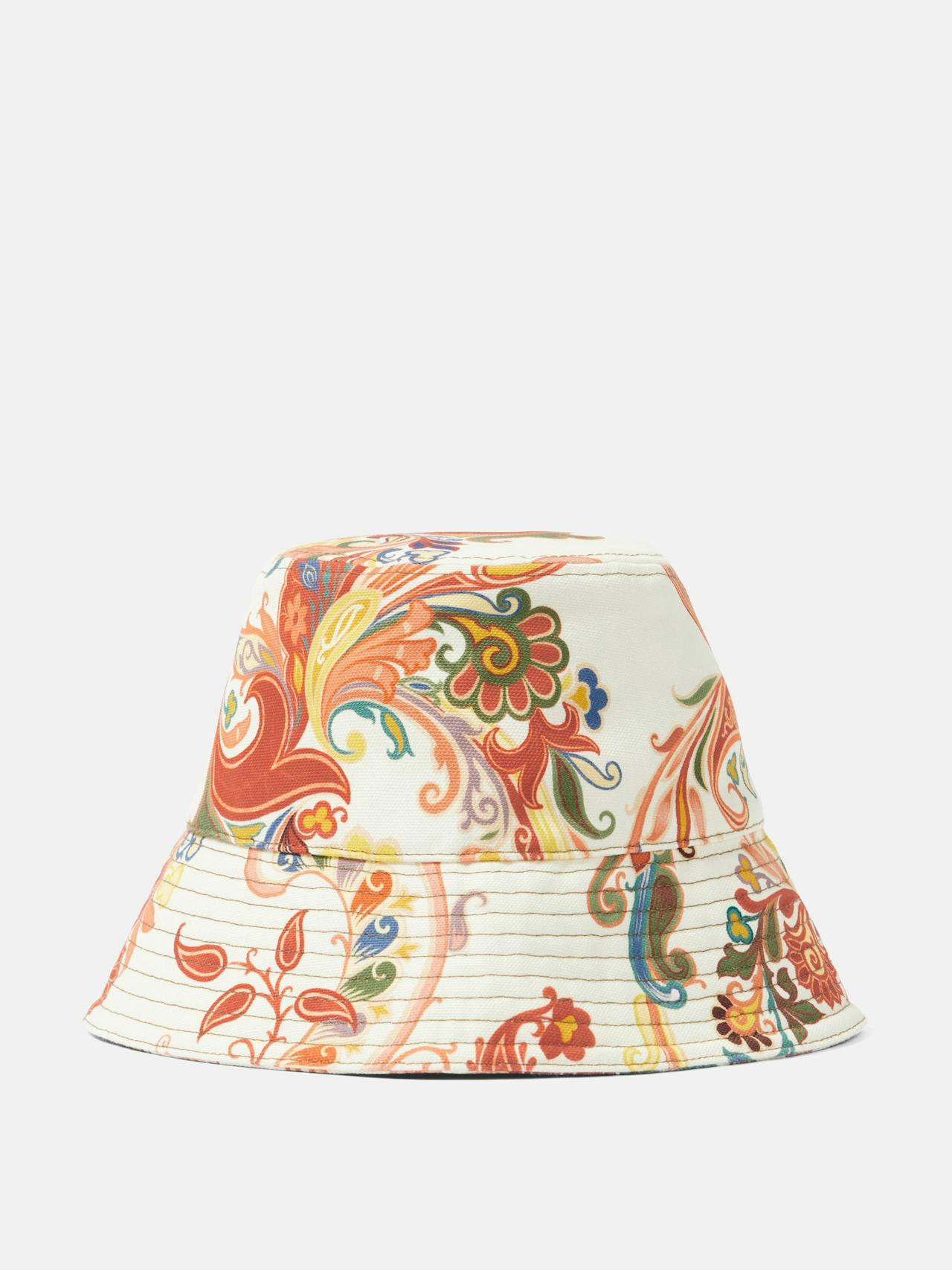 Paisley cotton bucket hat