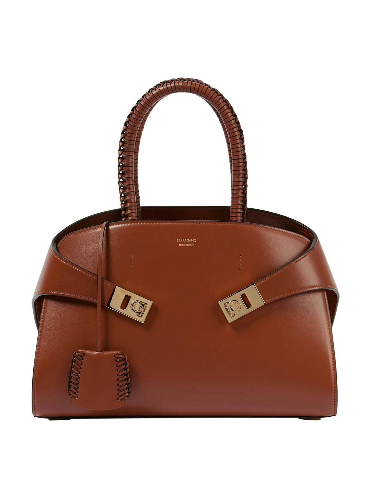 Hug Medium leather tote bag