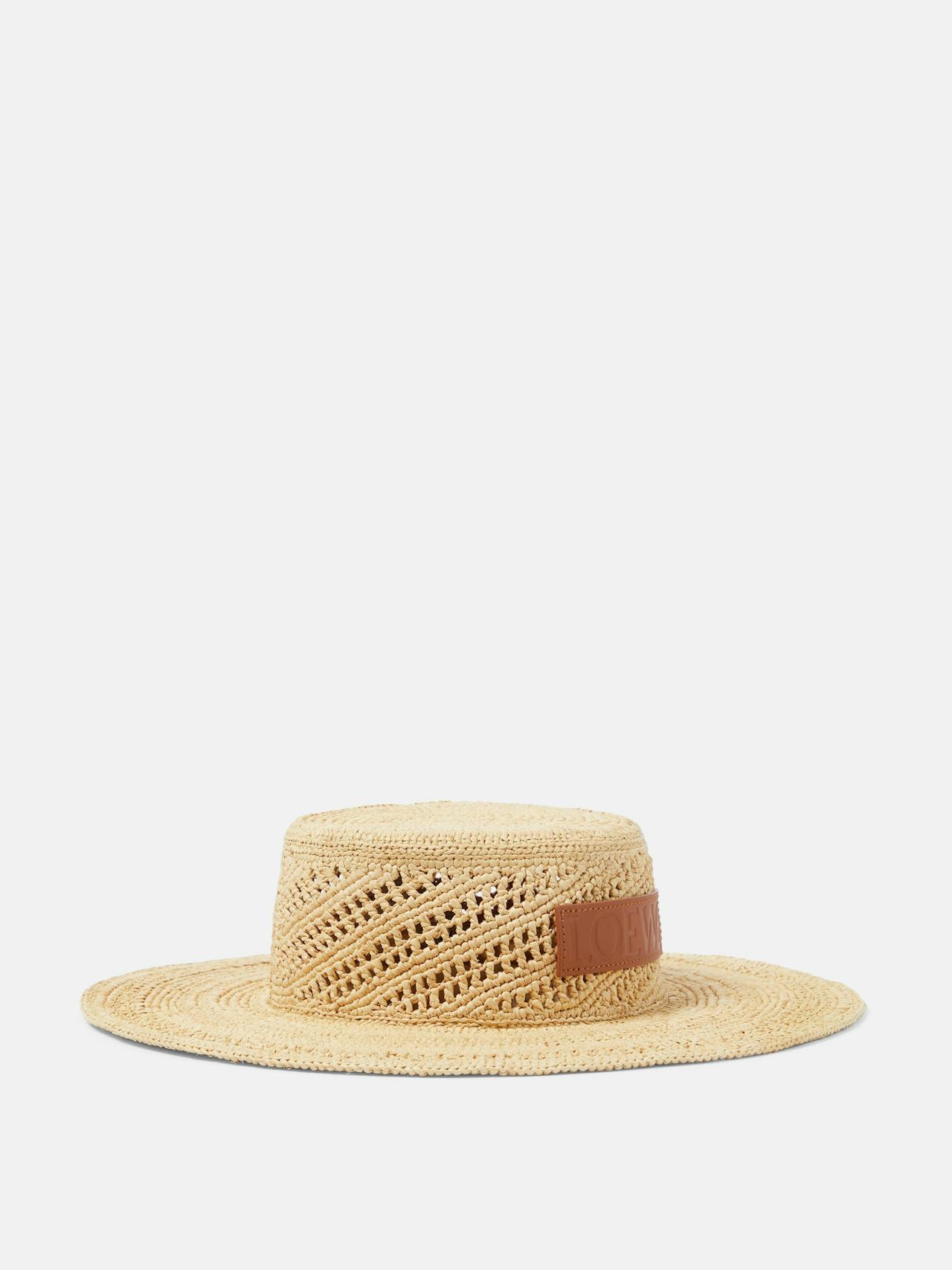 Raffia sun hat