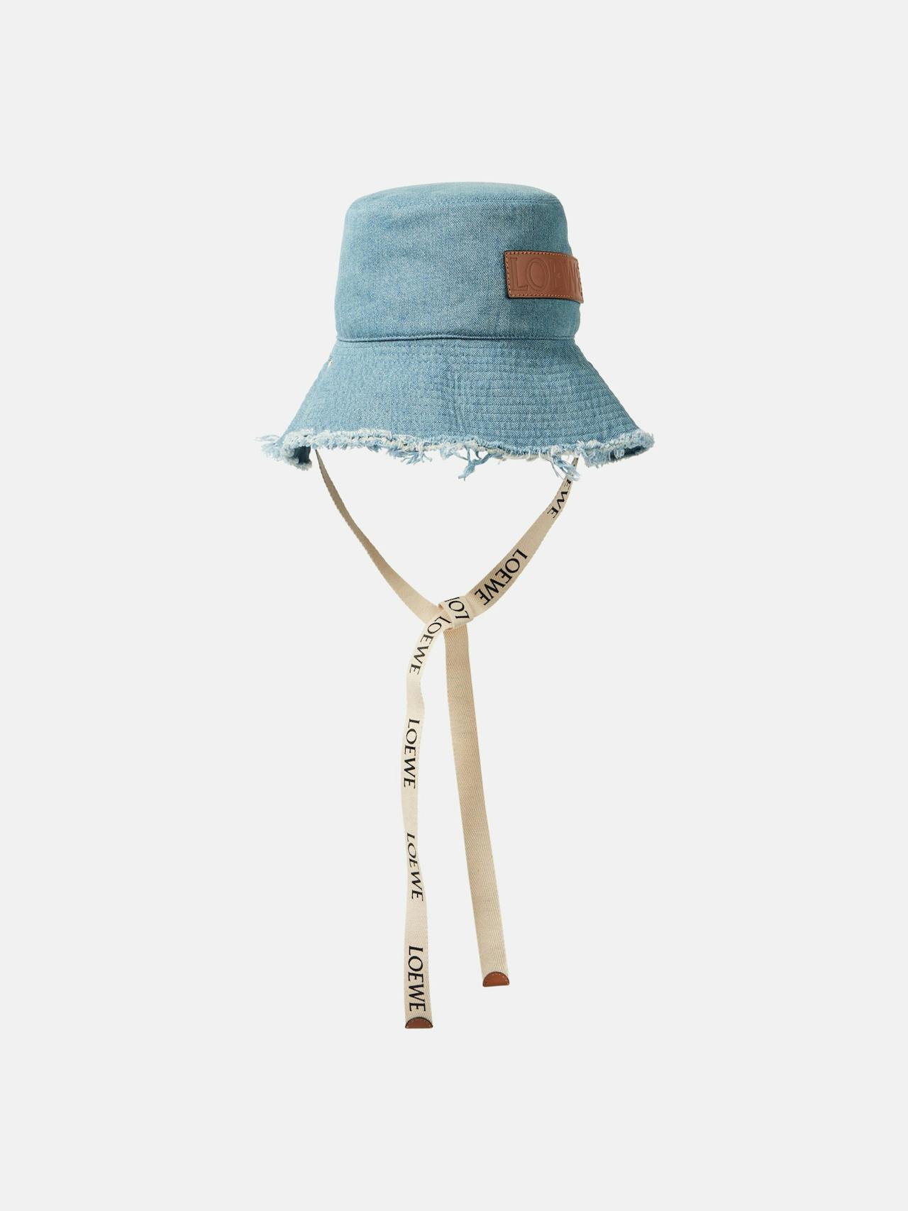 Fisherman denim bucket hat
