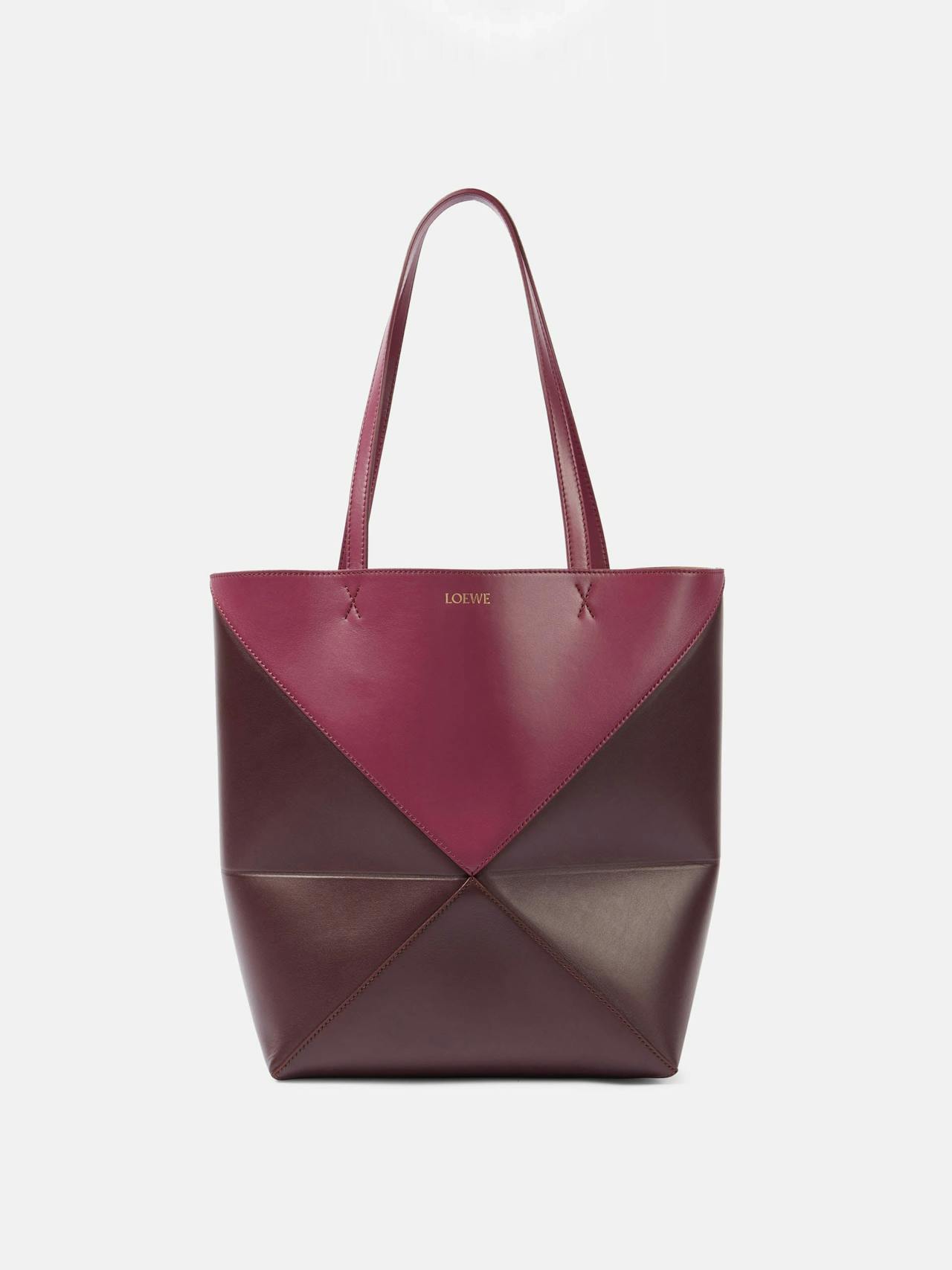 Puzzle Fold Medium leather tote bag