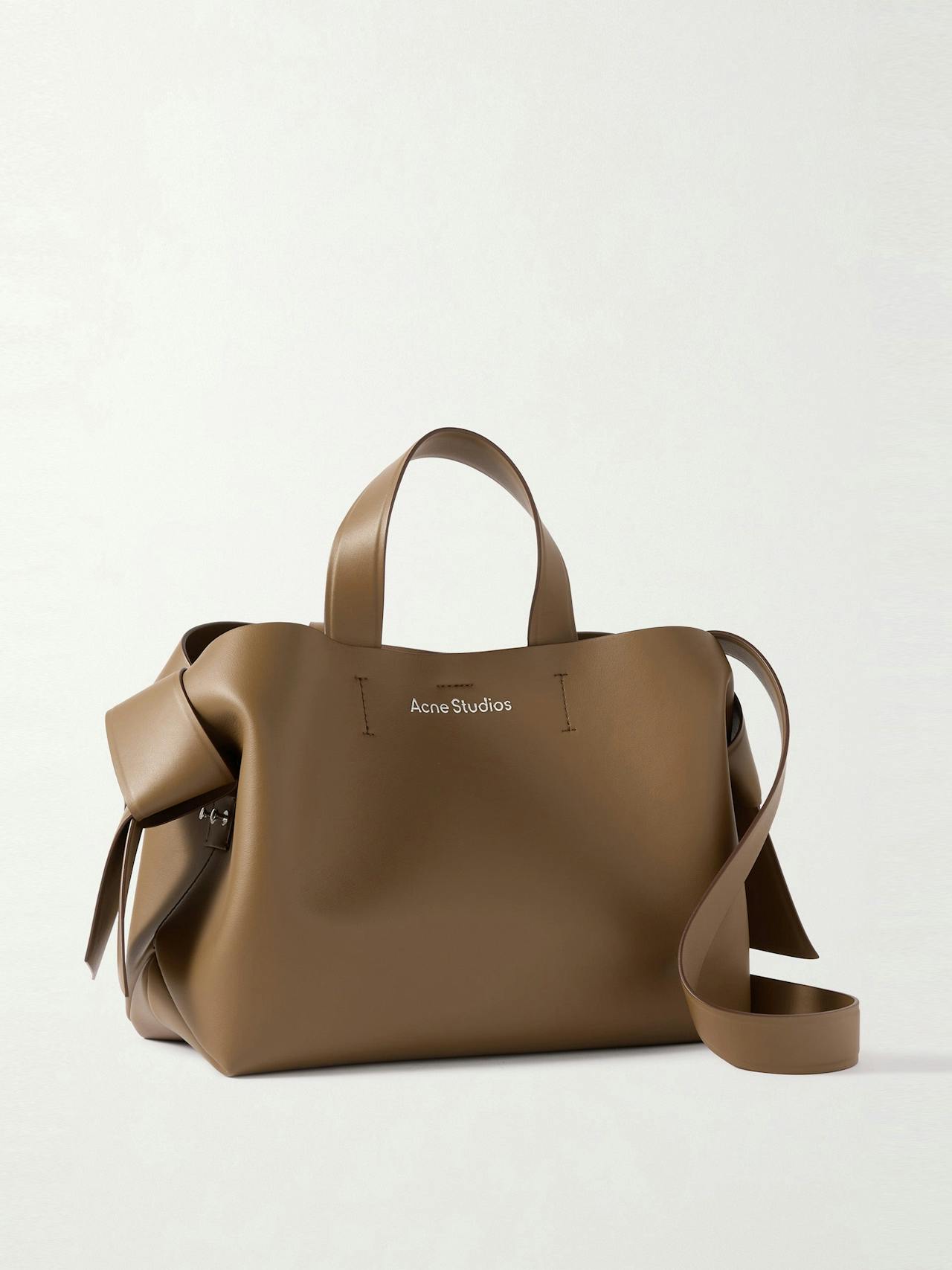 Musubi knotted leather tote