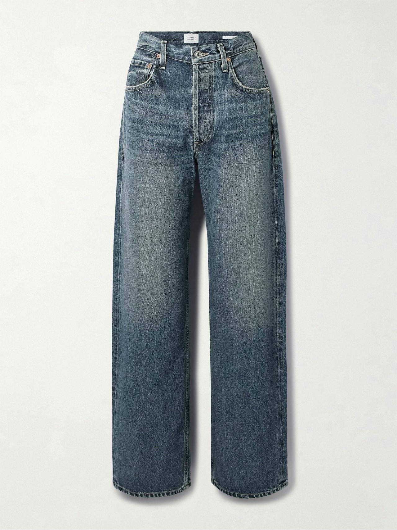 Ayla recycled wide-leg jeans