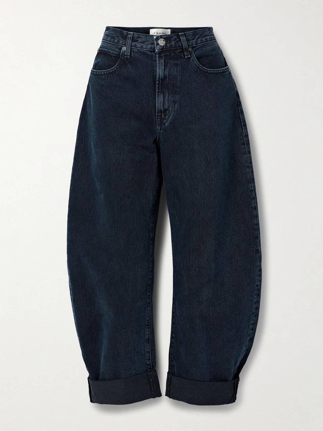 The Bubble high-rise barrel-leg jeans