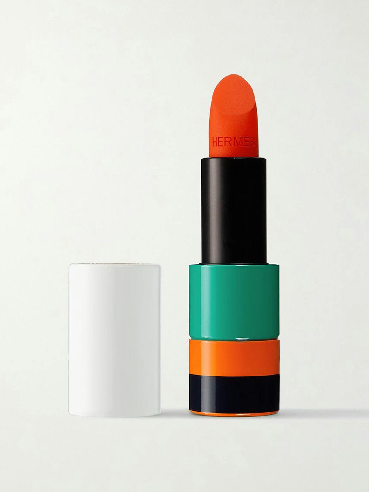 Limited Edition Rouge Hermès Matte Lipstick in 44 Orange Néon