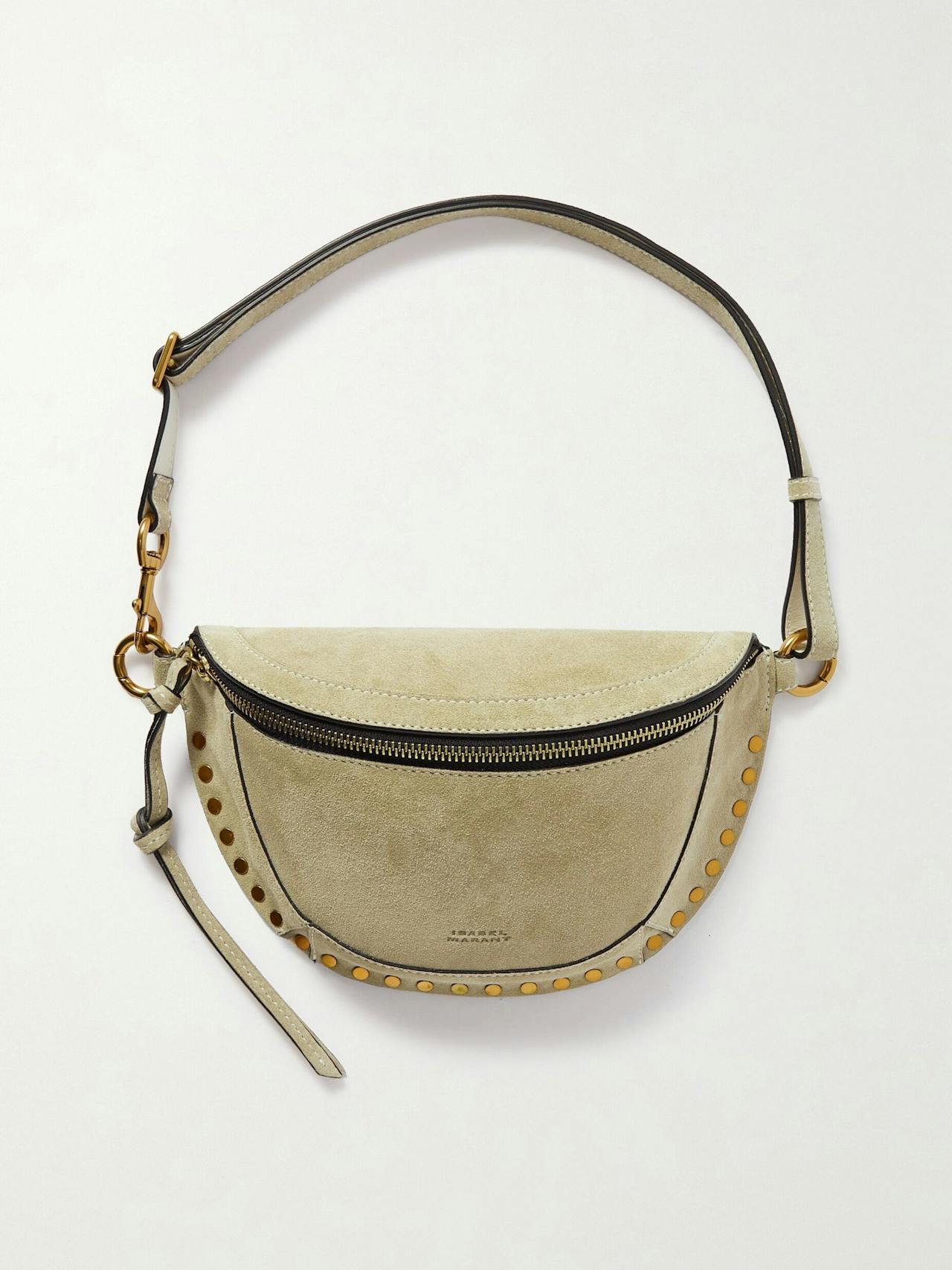 Skano studded suede belt bag