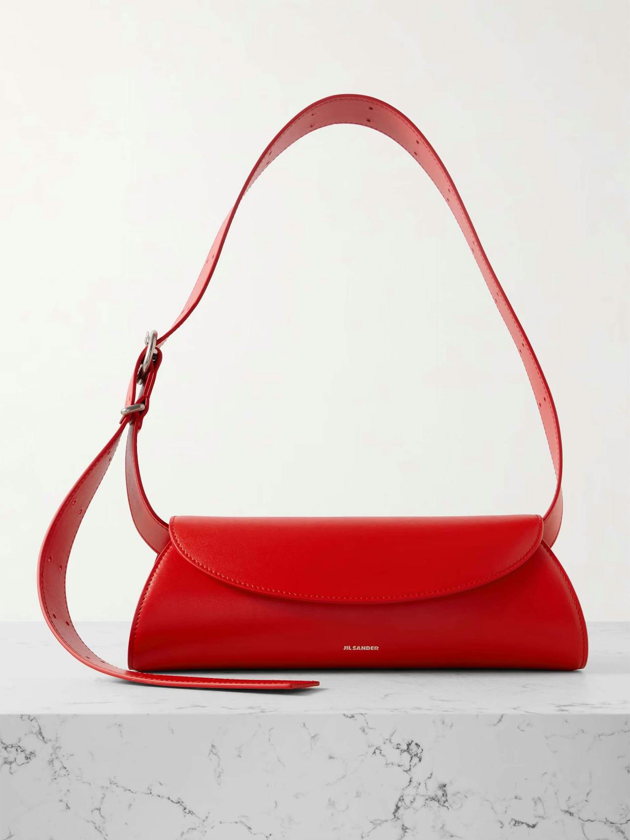 Cannolo small leather shoulder bag