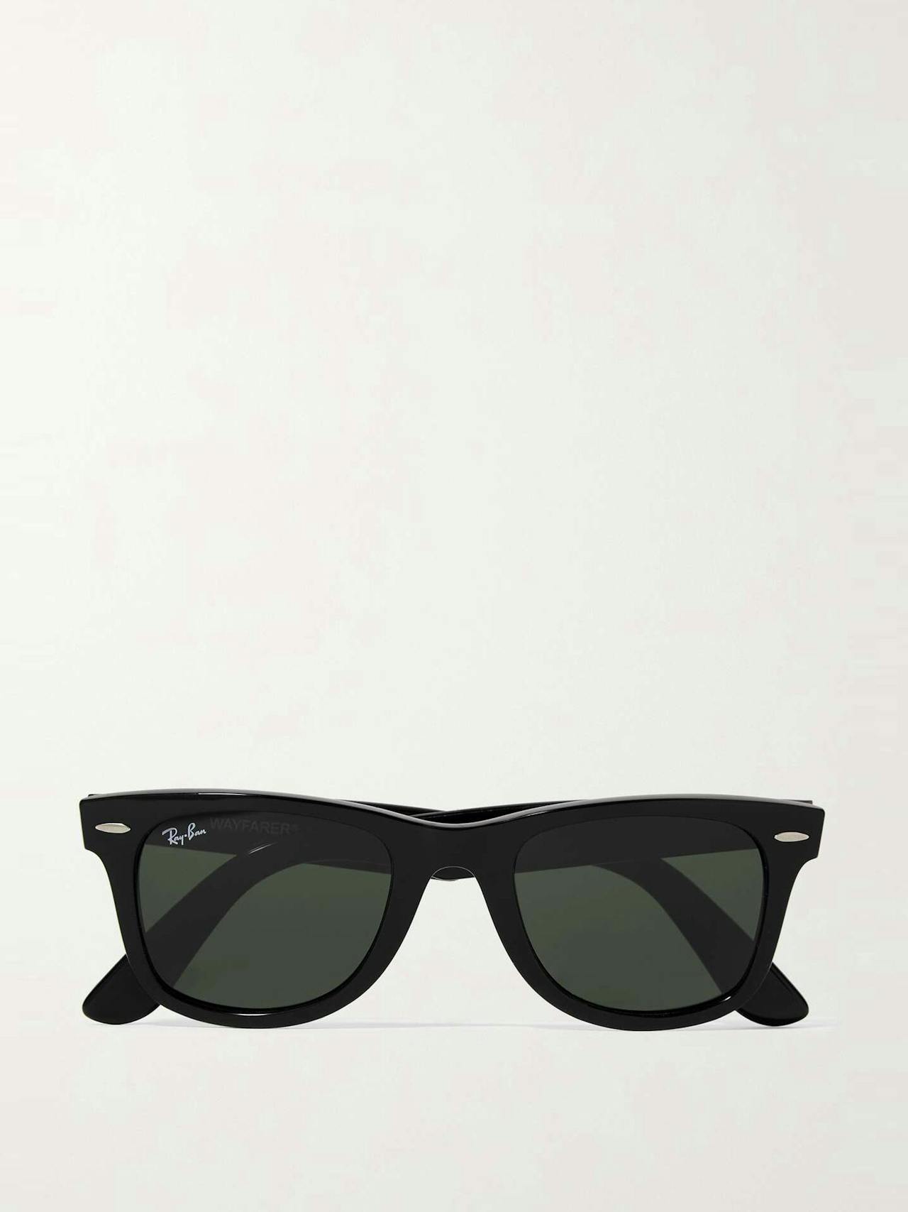Wayfarer square-frame acetate sunglasses