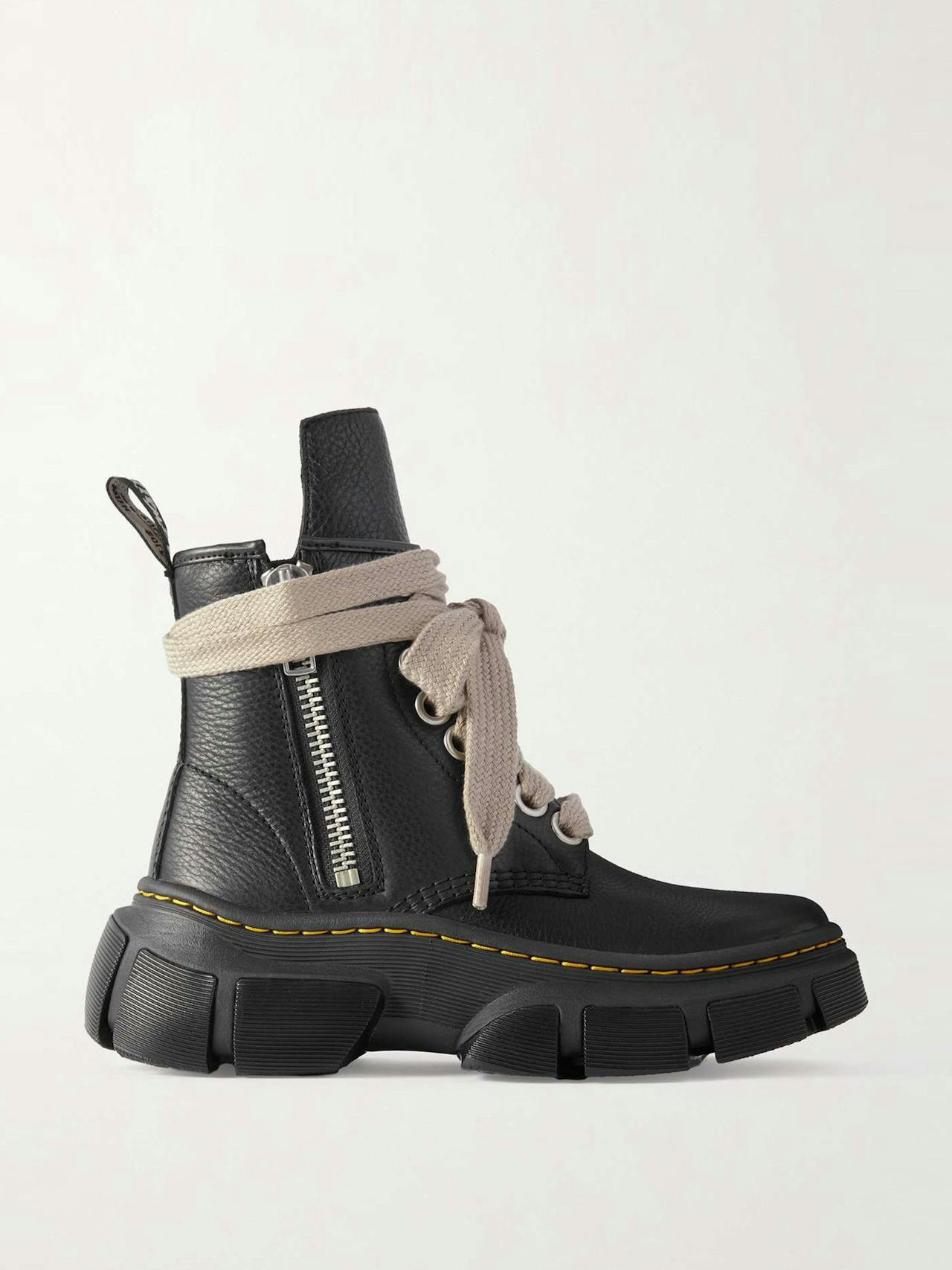 1918 DMXL textured-leather boots