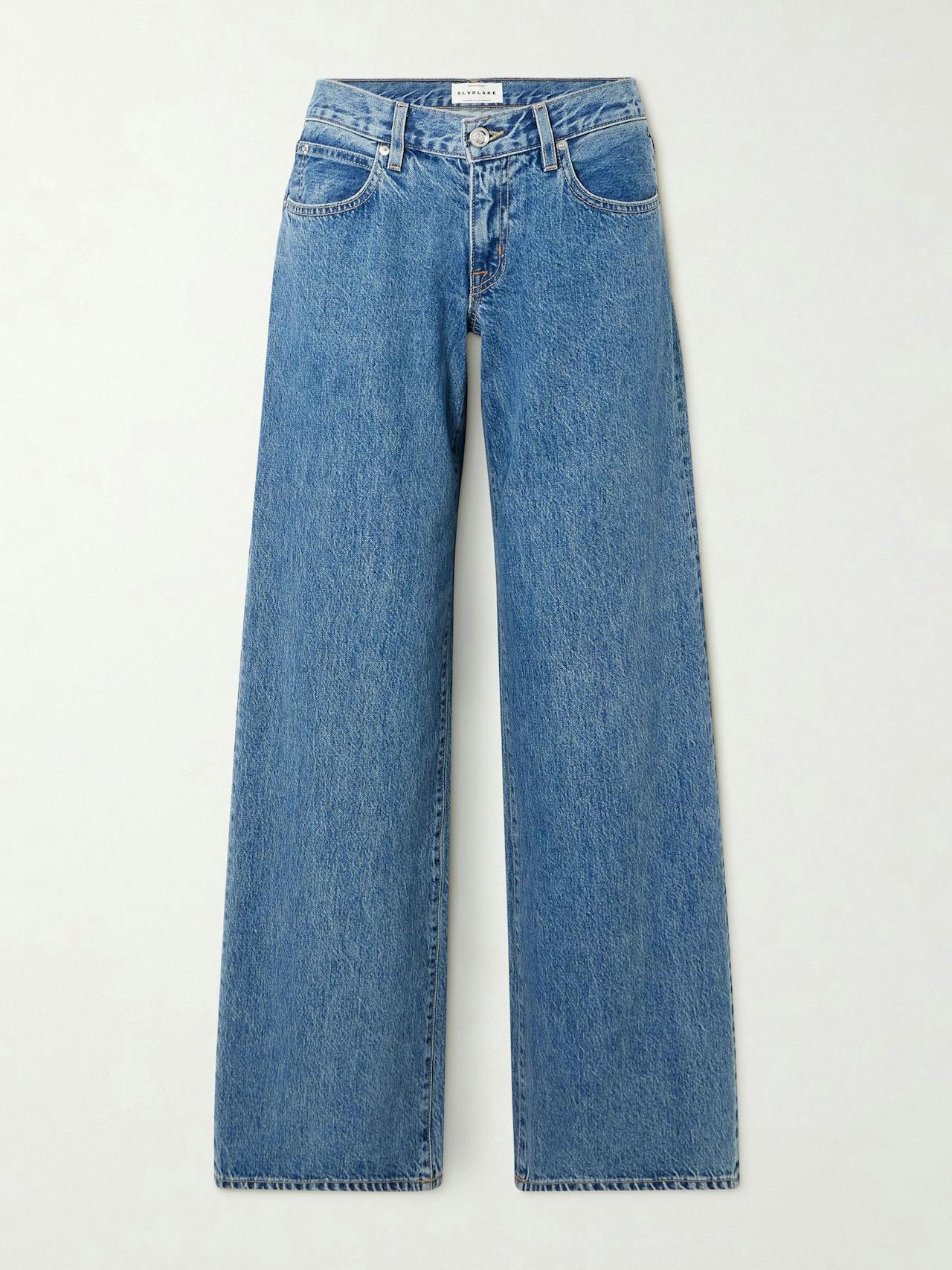 Lexi low-rise wide-leg jeans