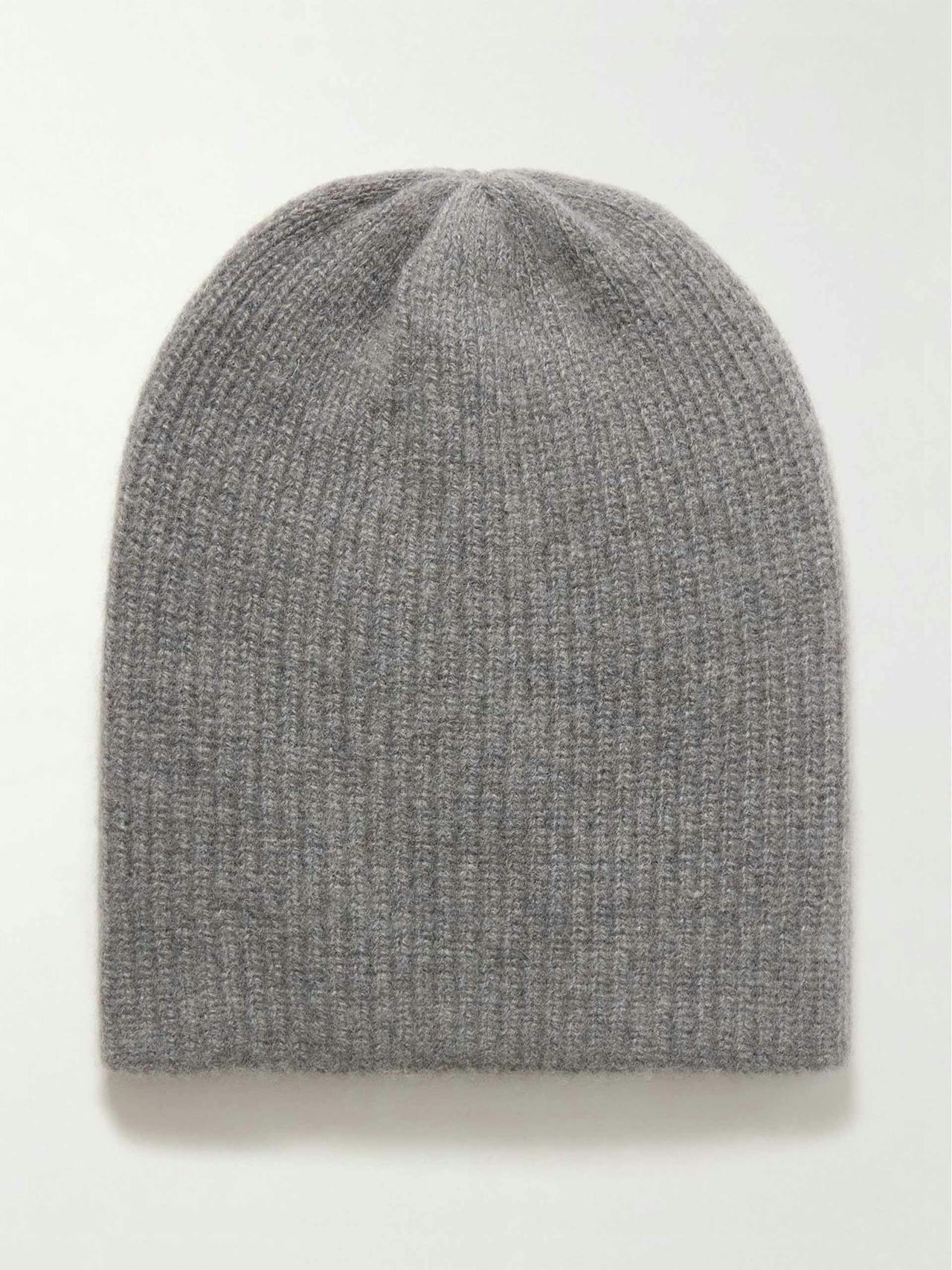 Watchman ribbed cashmere beanie