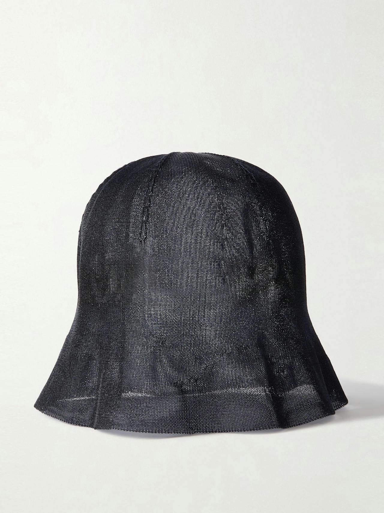 Indo navy mesh bucket hat