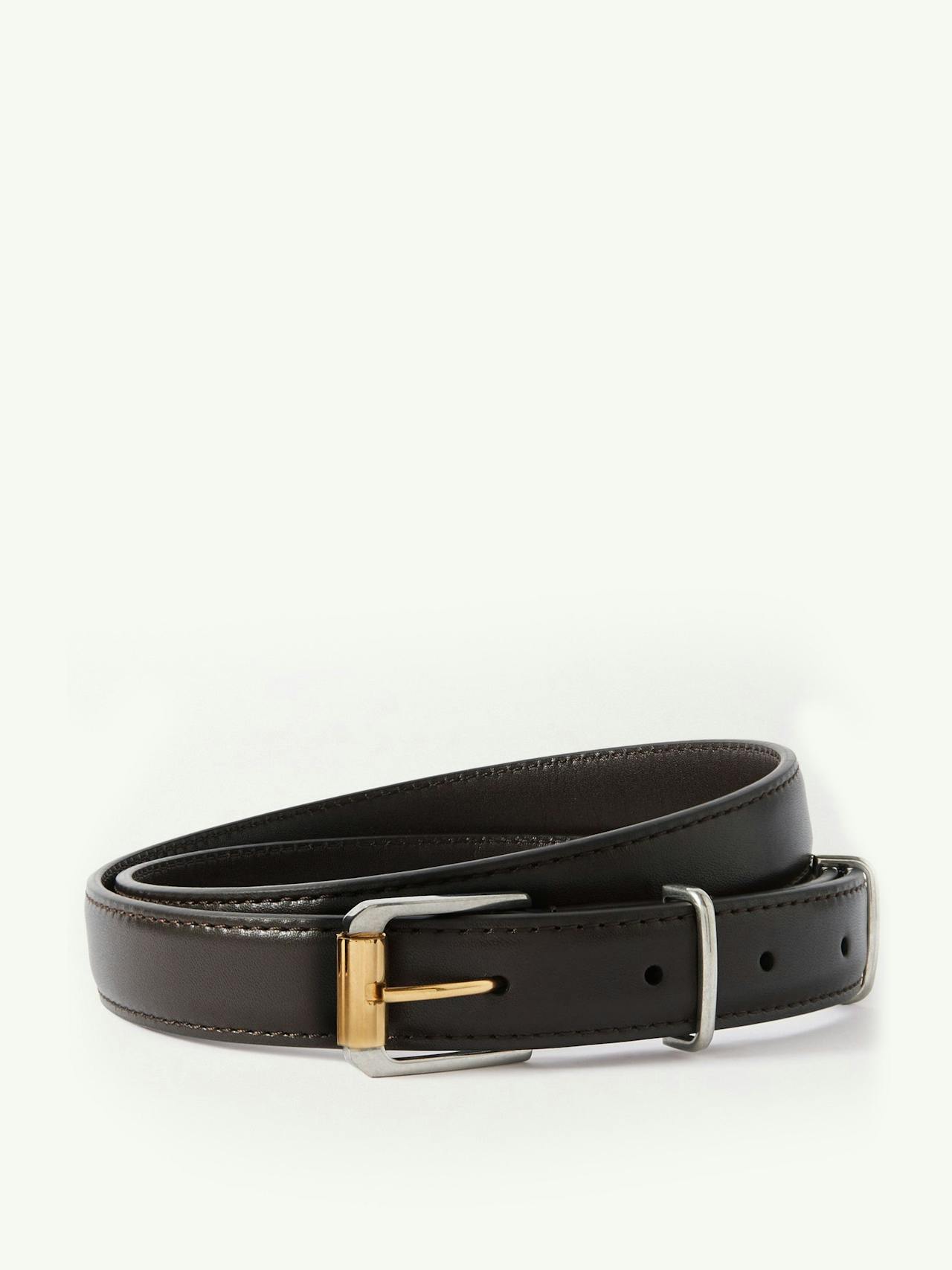 Leather belt