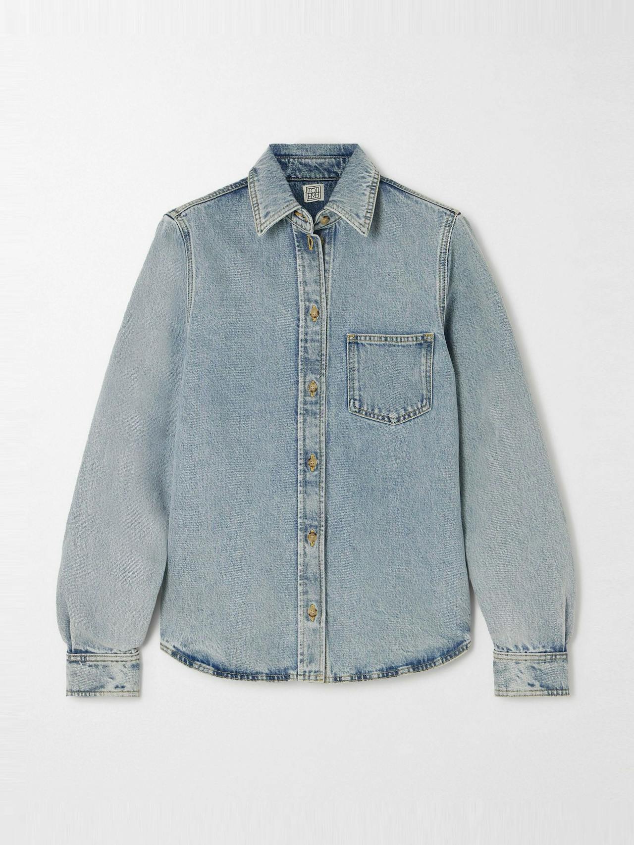 Organic denim shirt