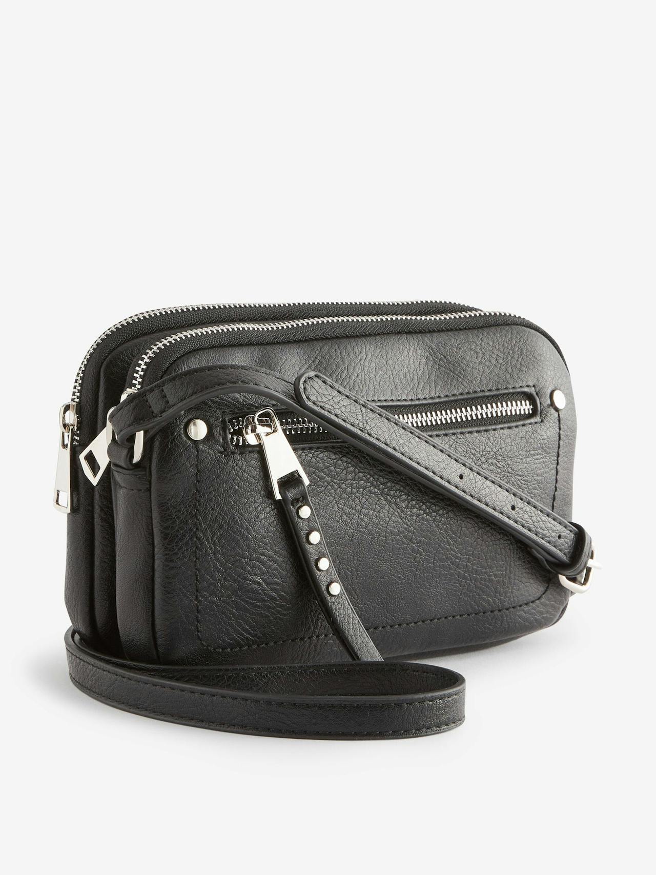 Utility stud crossbody bag