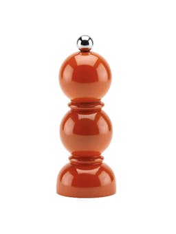 Minibob Mill in orange lacquer Pepper Mill Addison Ross    - Collagerie