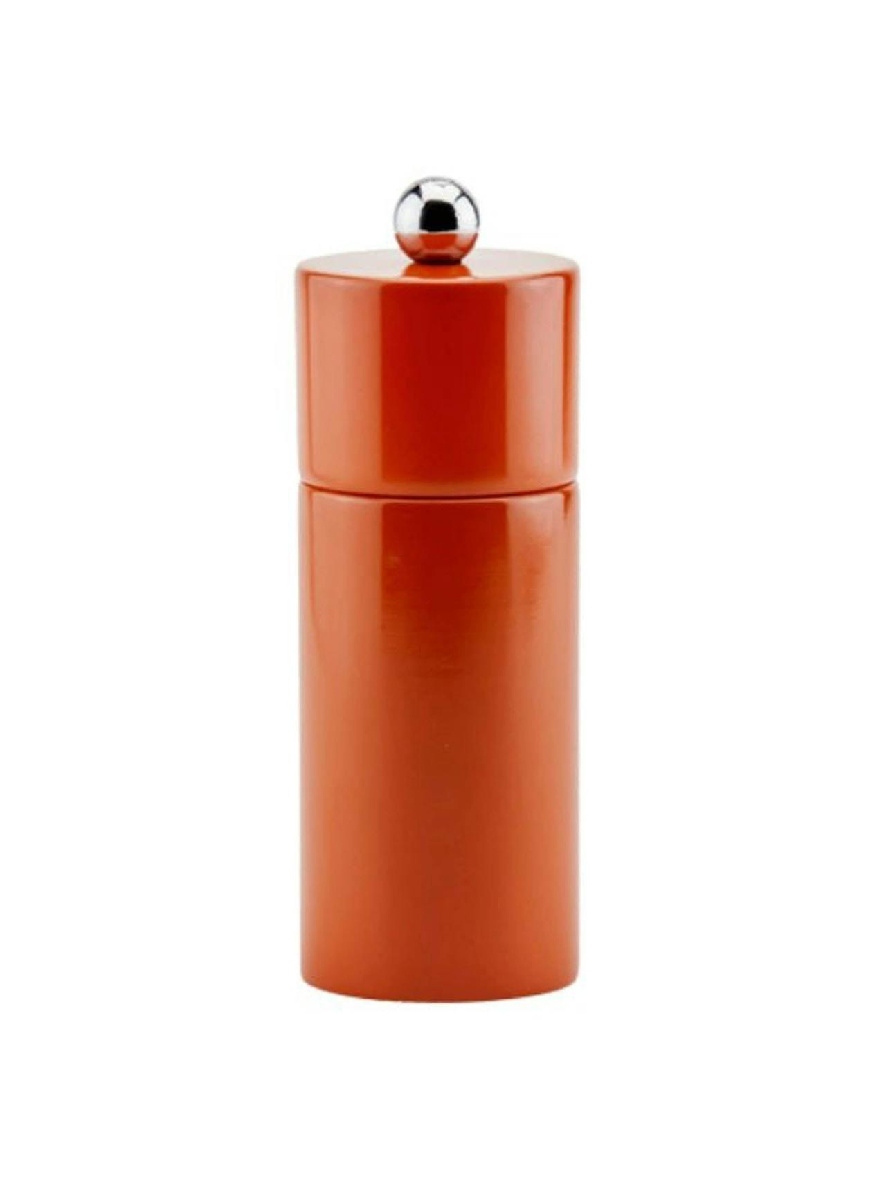 Orange mini column salt and pepper mill