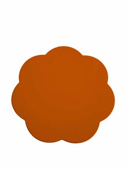 Orange scalloped lacquer placemats, set of 4 Placemats Addison Ross    - Collagerie