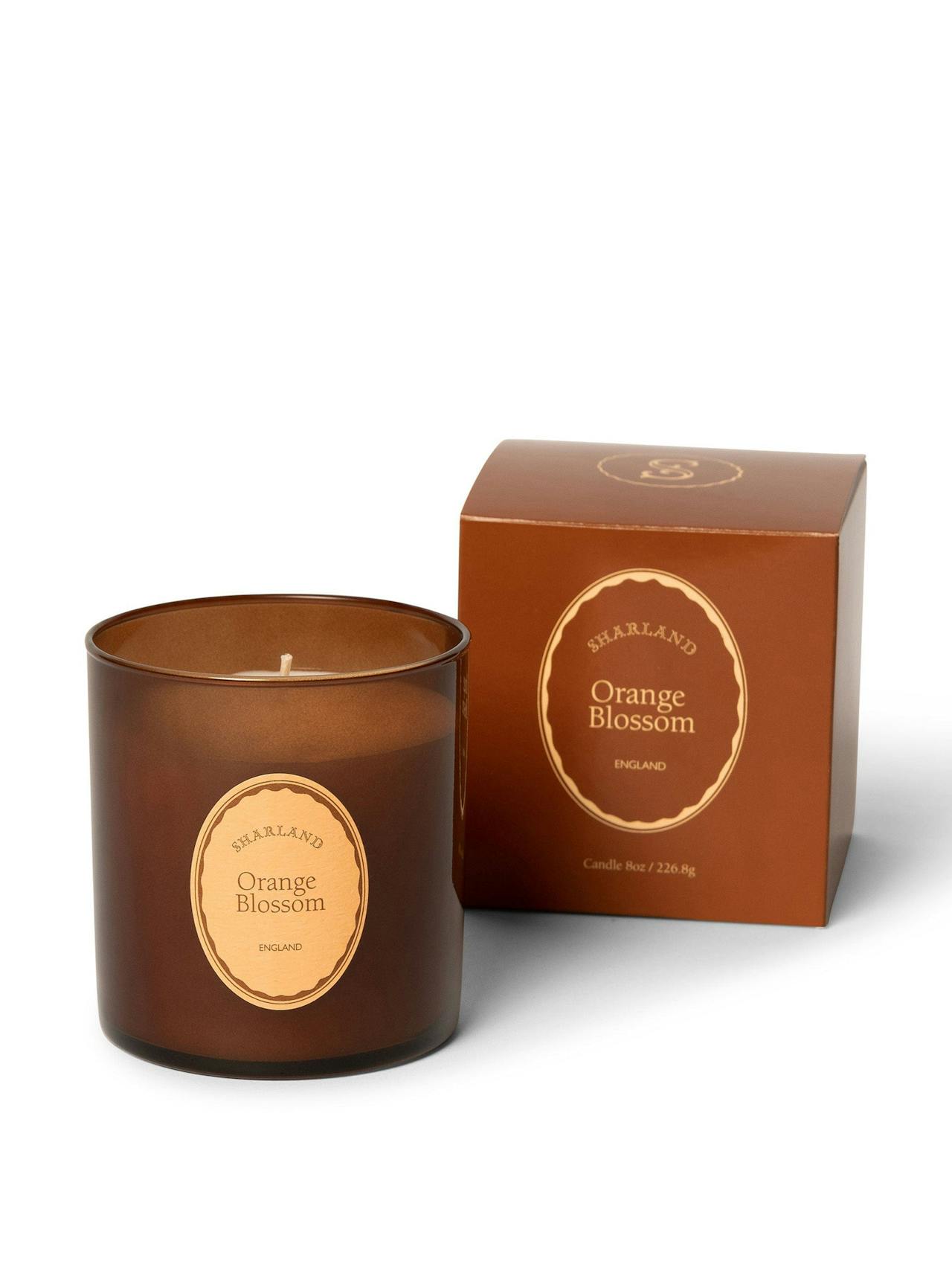 Orange blossom scented candle Interiors Sharland England    - Collagerie