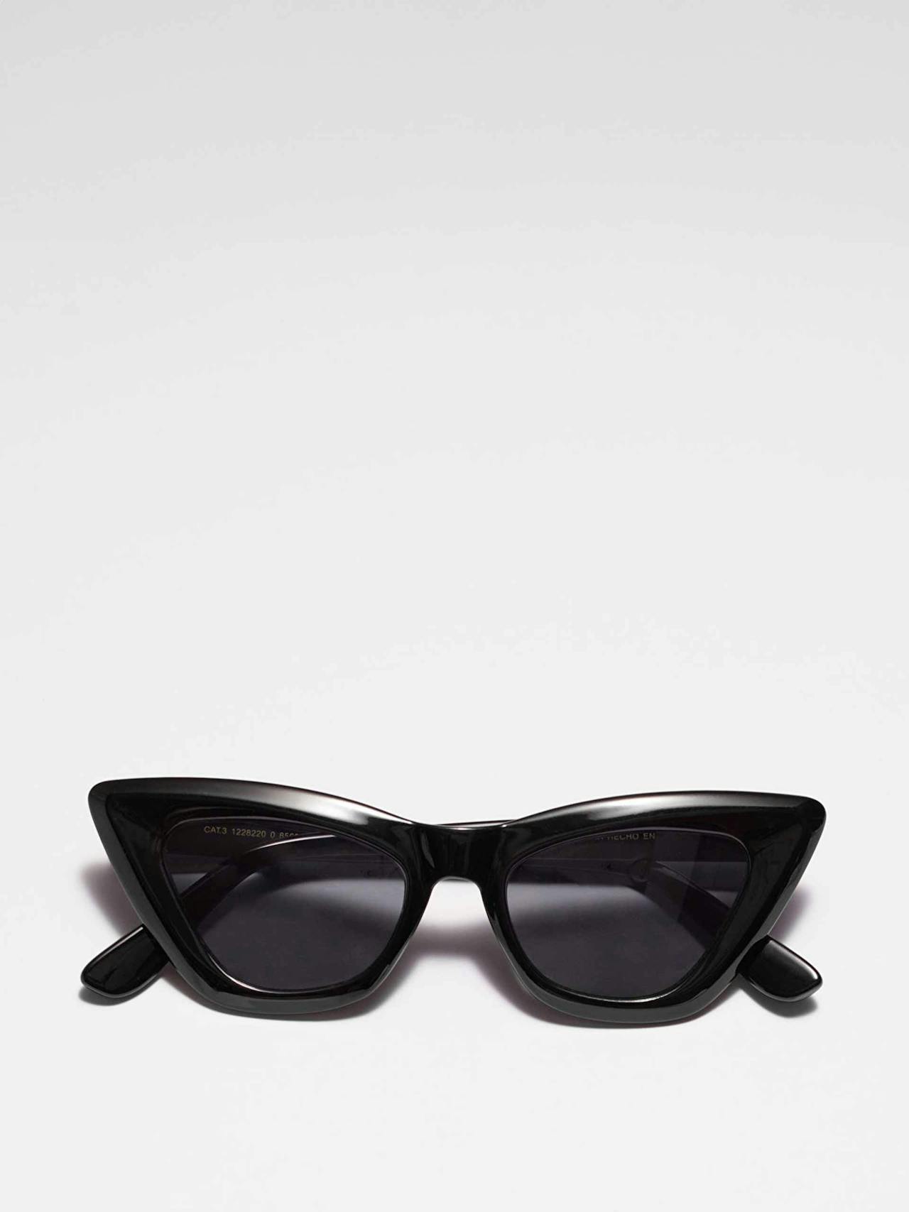 Edgy cat-eye sunglasses