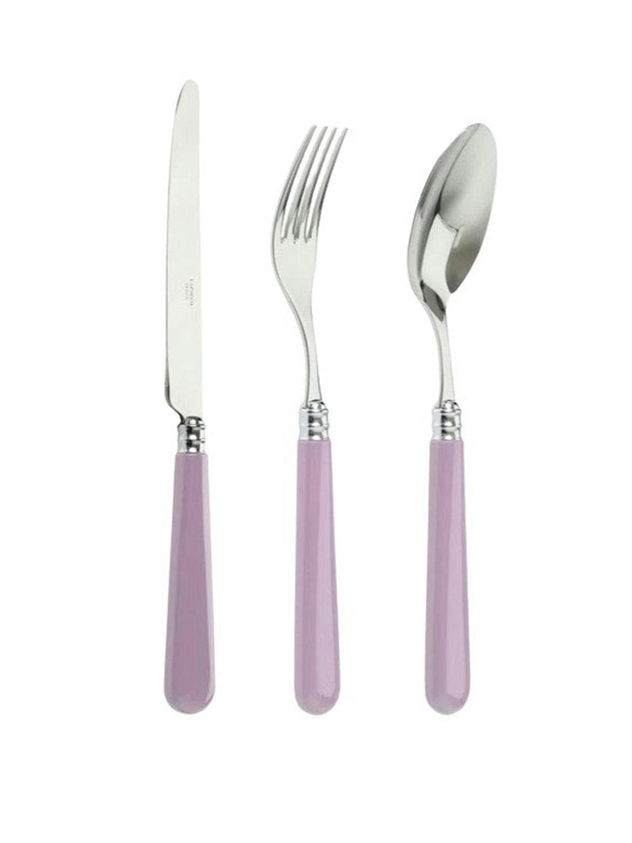 Rose pale cutlery in stainless steel