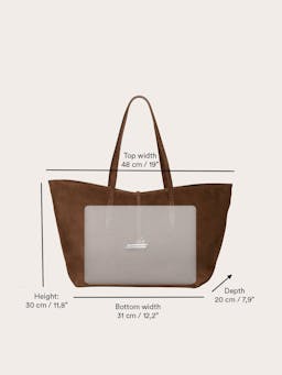 Dark brown penne tote Sprout Tote Little Liffner    - Collagerie