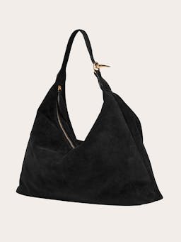 Black suede pillow shoulder bag Pillow Shoulder Bag Little Liffner    - Collagerie