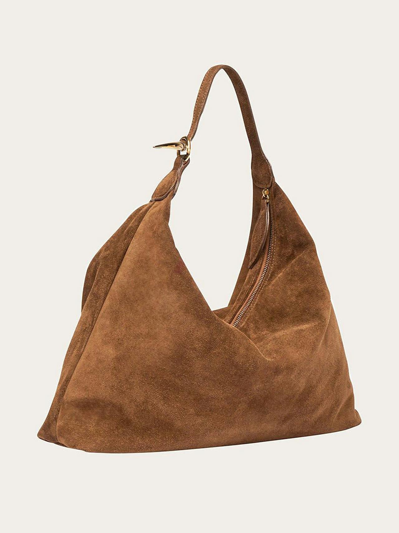 Chestnut suede pillow shoulder bag Pillow Shoulder Bag Little Liffner    - Collagerie