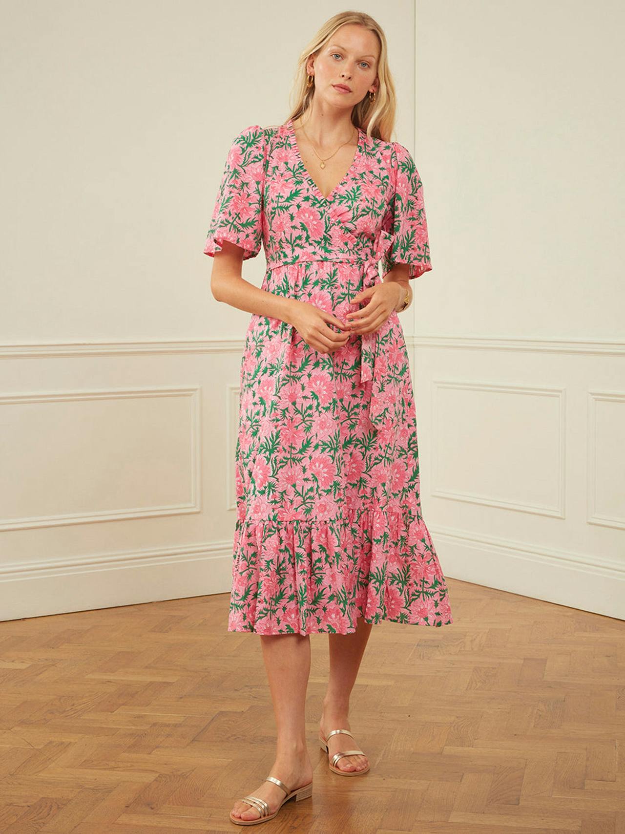 Bubblegum rose jemima dress Dresses Pink City Prints    - Collagerie