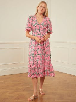 Bubblegum rose jemima dress Dresses Pink City Prints    - Collagerie