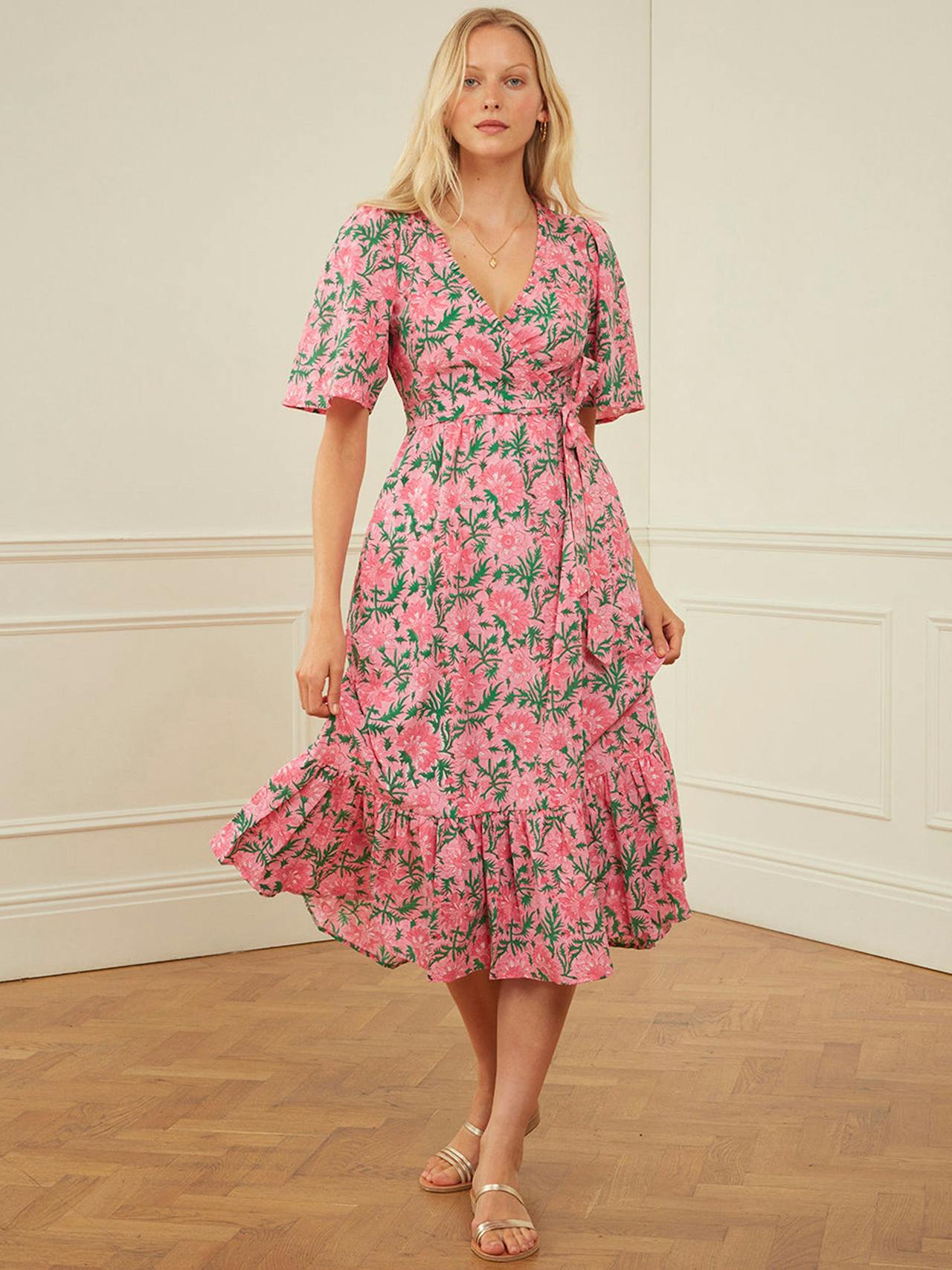 Bubblegum rose jemima dress Dresses Pink City Prints    - Collagerie