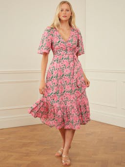 Bubblegum rose jemima dress Dresses Pink City Prints    - Collagerie