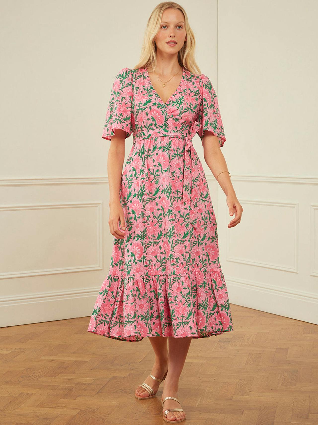 Bubblegum rose jemima dress Dresses Pink City Prints    - Collagerie