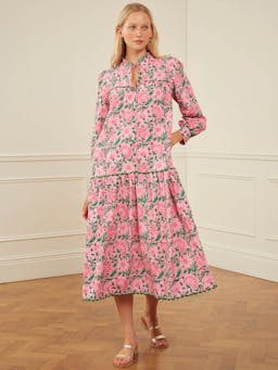 Bubblegum rose margot dress Dresses Pink City Prints    - Collagerie