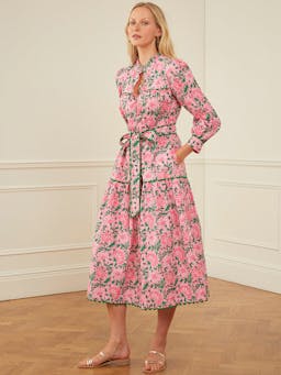 Bubblegum rose margot dress Dresses Pink City Prints    - Collagerie