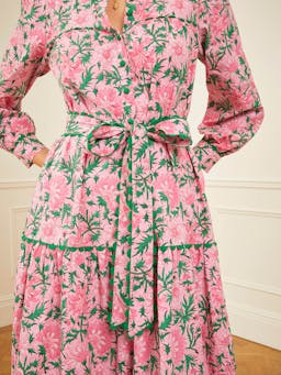 Bubblegum rose margot dress Dresses Pink City Prints    - Collagerie