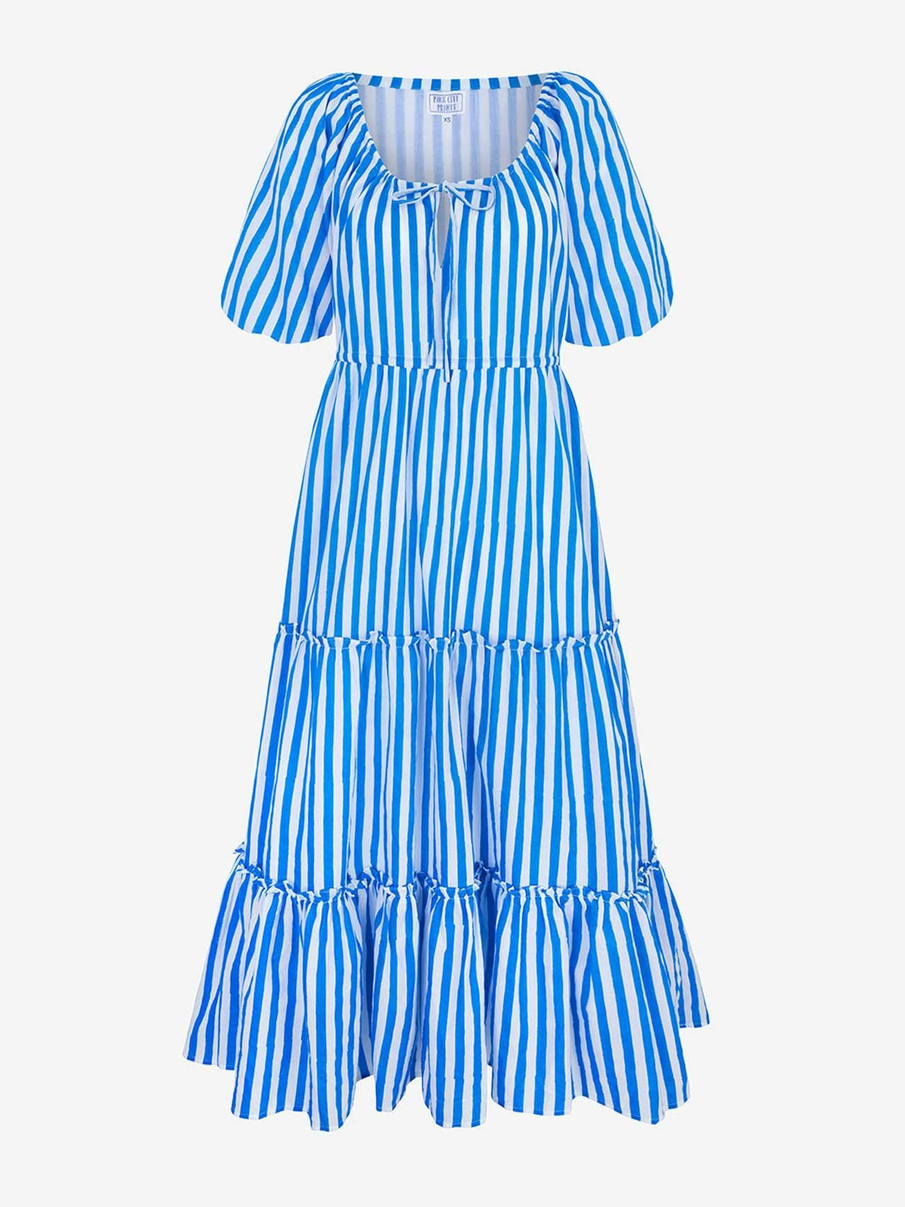 French stripe evie dress