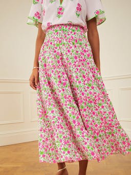 Neon lolita rah rah skirt Skirts Pink City Prints    - Collagerie